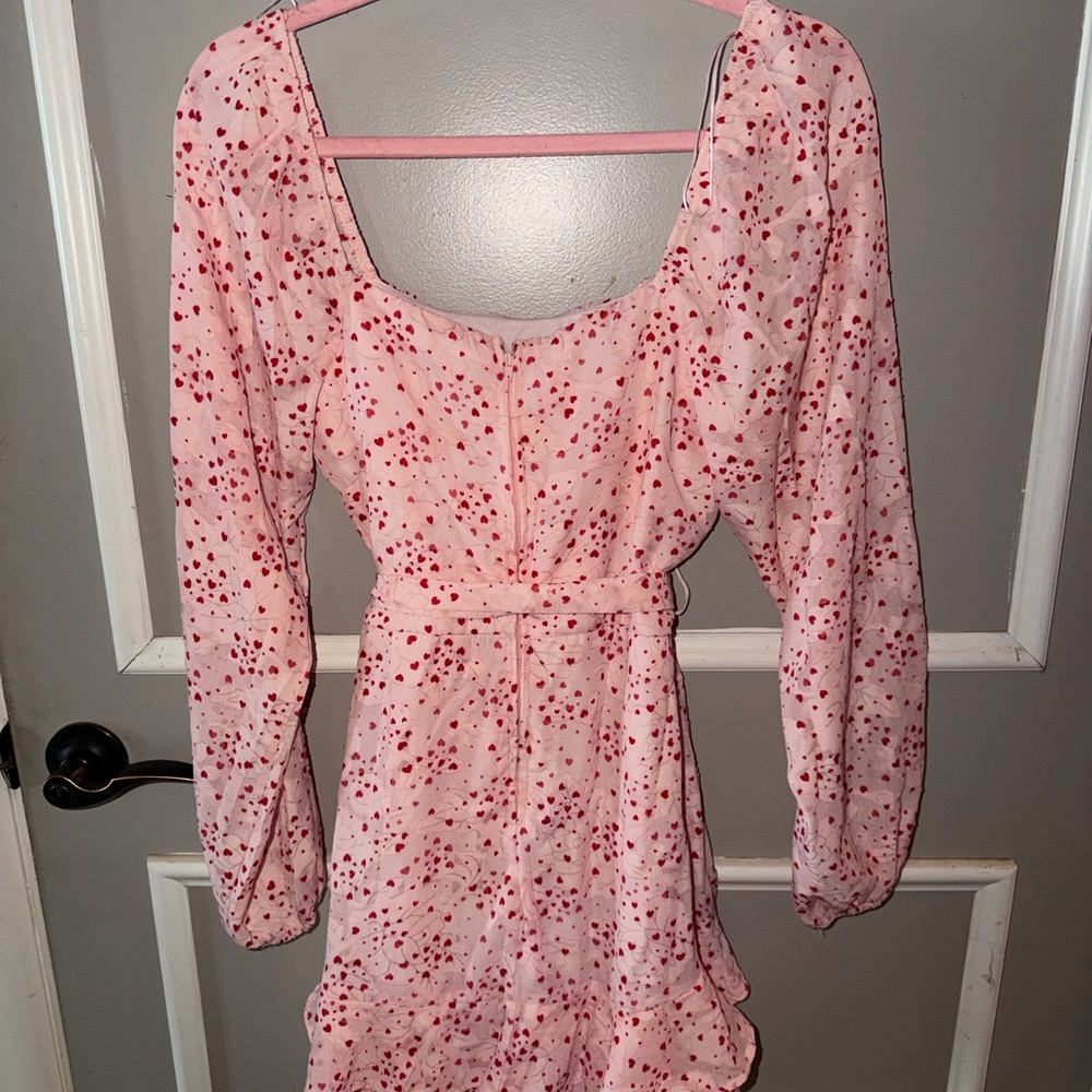 Blue Rain Valentines Day Dress Size Medium - Picture 7 of 7
